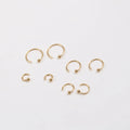 JOOLIM High End 18K Gold Plated Linellae C Cuff Earring Stainless Steel Jewelry Wholesale