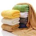 Wholesale 100% Thickened Cotton Bath Linens Quick-Dry Plain Style Custom Logo Hot Sale Bath Towel Set