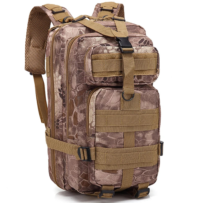 LUPU Hot Sale 3D Tactical Backpack Waterproof Molle Assault Rucksack with Polyester Lining for Camping Hiking Fashion Style