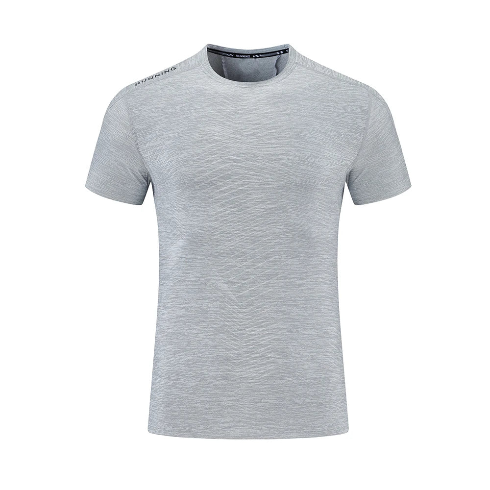 For Lightweight Moisture-wicking Men's Athletic Performance Shirt Gym Workout Fit Sports Running 95%Polyester 5%Spandex