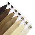 100g I Tip Hair Extensions Human Hair Jet Black I-tip 100% Remy Virgin European Straight Double Drawn Itip Human Hair Extensions