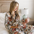 Muslin Bamboo Maternity Robe Infant Boys Clothing Mommy and Newborn Swaddle Blanket