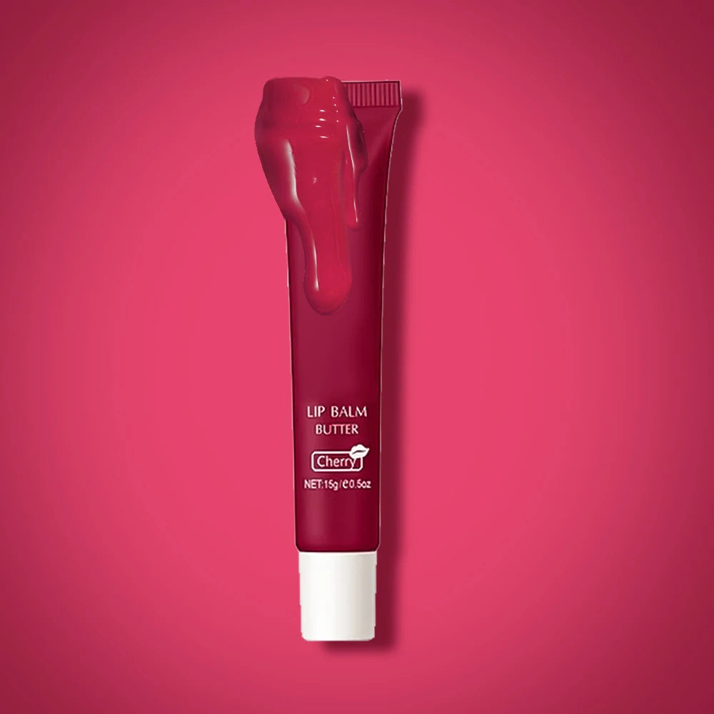 Private Label Strawberry SPF Shea Butter Kids Cute Korean Hydrating Lip Lightening Balm Gloss Custom Logo
