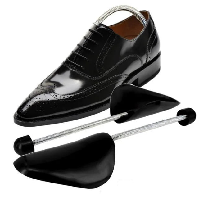 Shoe Tree Shaper Adjustable Anti-corrosion PP Anti-wrinkle No Deformation Automatic Retractable Spring Shoe Tree