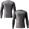 Jiu Jitsu Academy Long Sleeve Rashguard  Comfortable & Durable MMA BJJ Rash Guard  Flexible Rash Guard for Grappling