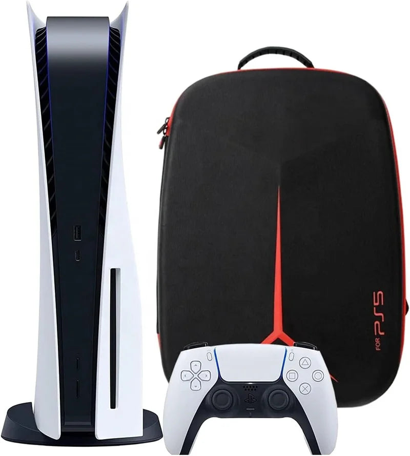 Newest Design Large Capacity Hard EVA Case PS5 Backpack for PS5 Console and Accessories Travel Shoulder Bag