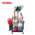 Outdoor Garden Tool Metal Yard Tool Rack Garden Tools Storage Rack