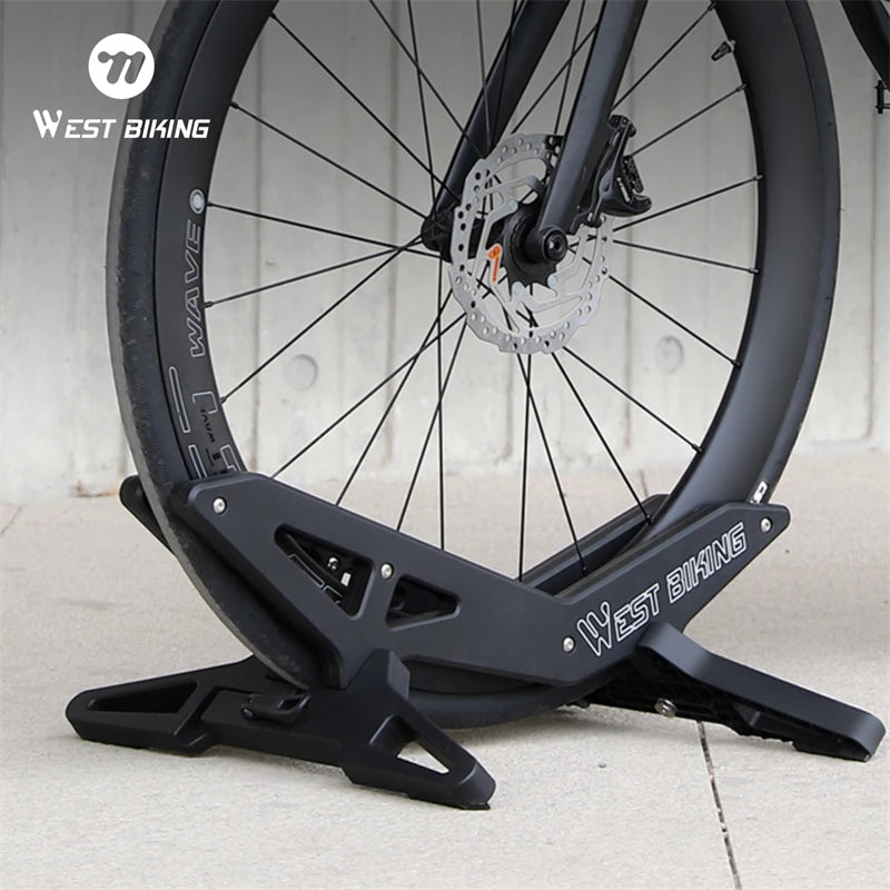 WEST BIKING Embedded Adjustable Bicycle Parking Rack Universal Durable Bike Parking Rack Easy Installation Cycling Parking Rack
