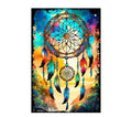 LS 5D Dream Catcher Velvet Canvas Diamond Painting Kit Resin Drill Mosaic Embroidery Home Decor Gift Printed Design
