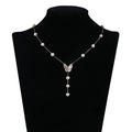 Luxury Design 6-7mm Natural Potato Freshwater White Pearl Necklace for Sale