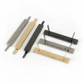 Meetee BK123 39*6mm Alloy Straight Strip Buckle DIY Hardware Accessories for Shoes Purse Label Tag Clasp Buckle