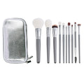 Custom Branding Full Face Plain Makeup Brushes Set With Case Private Label
