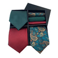 Custom Neck Tie Ascot Cravat Neckties China Set for Men Private Label Classical Necktie Gift Box