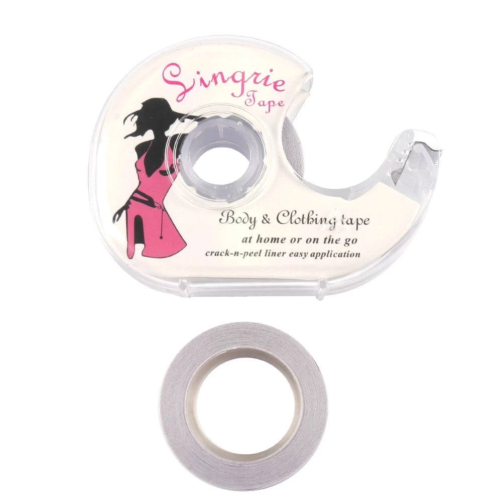 You Beauty Transparent Invisible Adhesive Tape Lightproof Double-sided Bra Strap TPU+Silicone Gel 5 Meters Skin-friendly