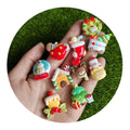 New Styles House Candle Christmas Tree Series Flat Back Resin Cabochon Phone Decoration Crafts DIY Scrapbooking Accessories