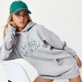 New Arrivals Summer Vintage Printed Women's Hoodie Set OEM Knitted Fabric Anti-Wrinkle Quick Dry Stand Collar Front Logo