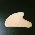 DIY New Design Natural Gemstone Scraper Bian Stone Guasha Massage Scraping Tools Yellow Jade Gua Sha Massager