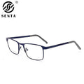 Trendy Alloy Eyeglasses Custom Eye Glasses Retro Optical Spectacle Designer Square Geometric Pattern Unisex Eyewear Wholesaler