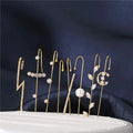 Ear Cuffs Crawler Hook Earrings Simple Pearl Crystal Gold Hypoallergenic Piercing Ear Wrap Climbers Earrings