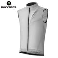 ROCKBROS Lightweight Reflective Bicycle Jersey Windproof Bike Mesh Vest Sleeveless Cycling Vest Sports Gilet Unisex