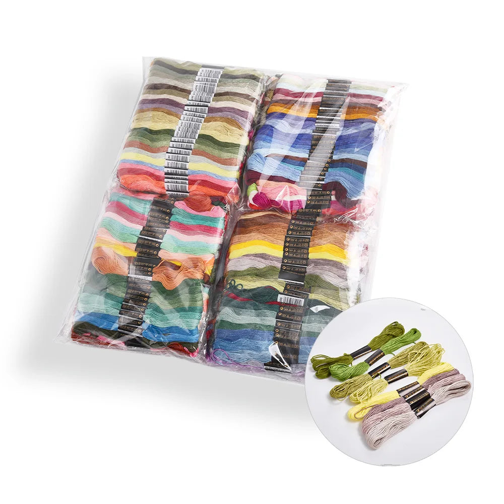 Wholesale Sewing Thread Color Chart Embroidery Thread Dmc 447 Cross Stitch Polyester Cotton Elastic Dmc 447 Sewing Thread Kit