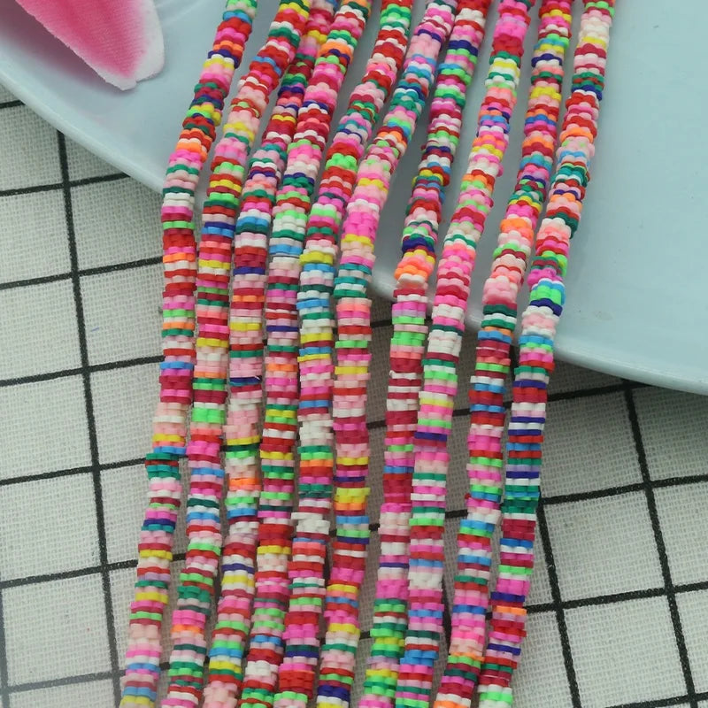 Wholesale Fashion Flower Flower Polymer Clay Beads for Jewelry Making DIY Crafts Accessories