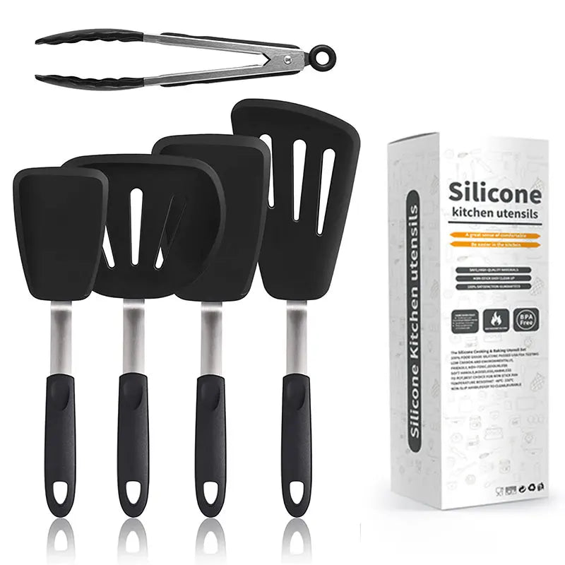Home and Kitchen Gadgets Kitchen Utensils Silicone Turner Mixing Baking Tools Silicone Cooking Utensil Set Cooking Tool Sets