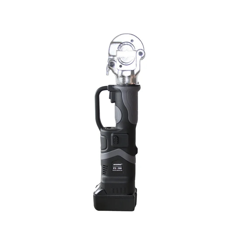 PZ-300 Cordless Battery Hydraulic Cable Lug Crimping Tool Set Clamp for Copper Aluminum Terminals Hexagonal