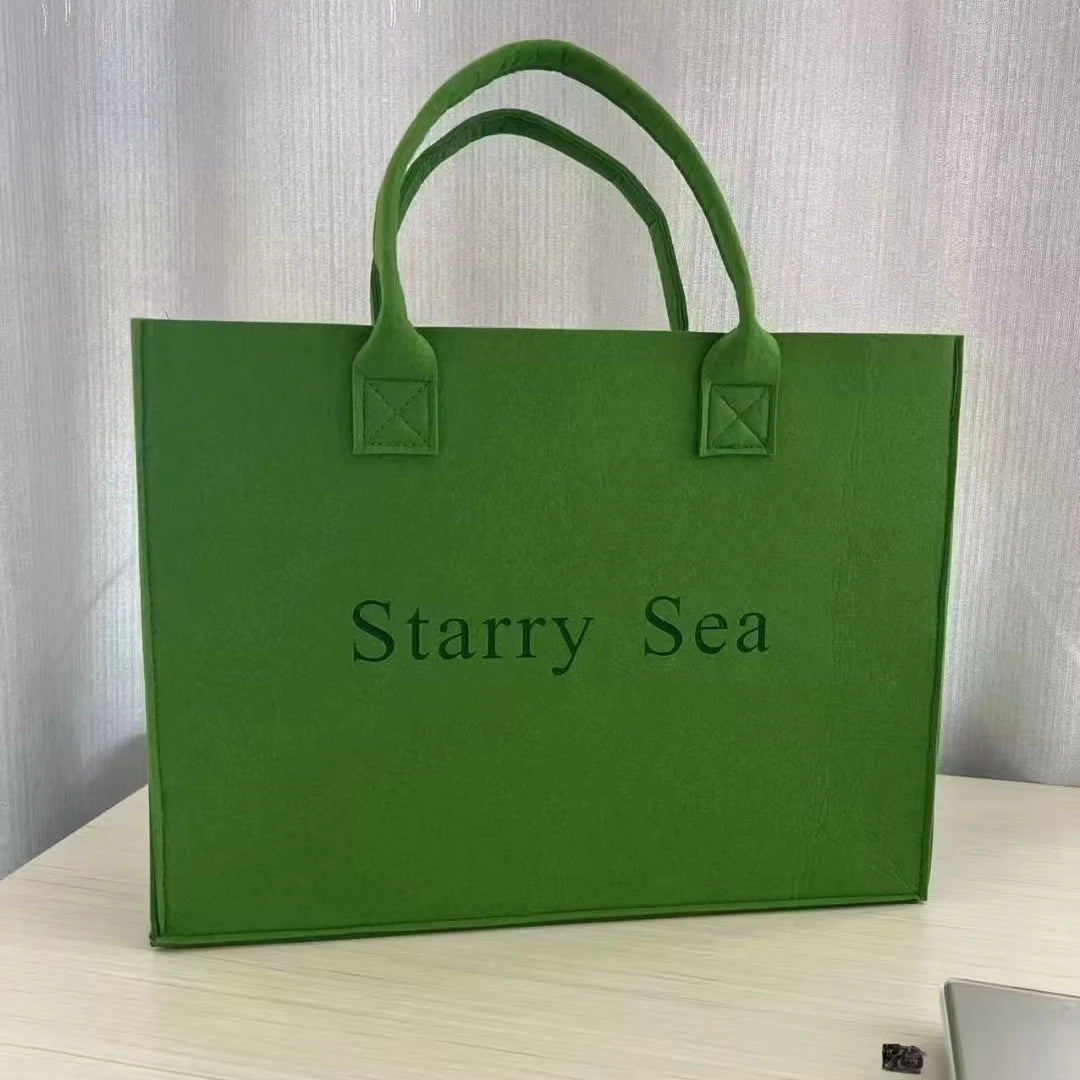 2024 New Arrival Eco Recyclable Felt Tote Bag Eco Friendly Innovative Products