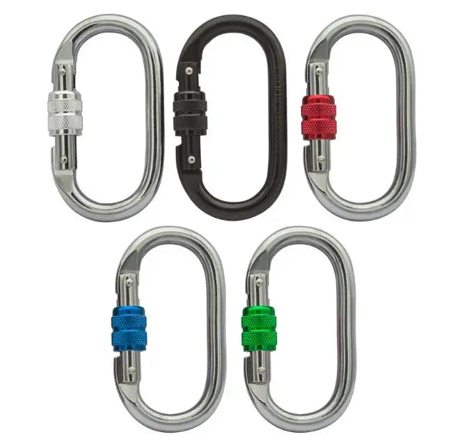 110*60 Cheap Outdoor O Type Master Lock Climbing Carabiner