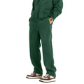 Sports Casual Heavyweight Cotton Thickened Fleece Lined Men Blank Flare Straight Leg Sweatpants