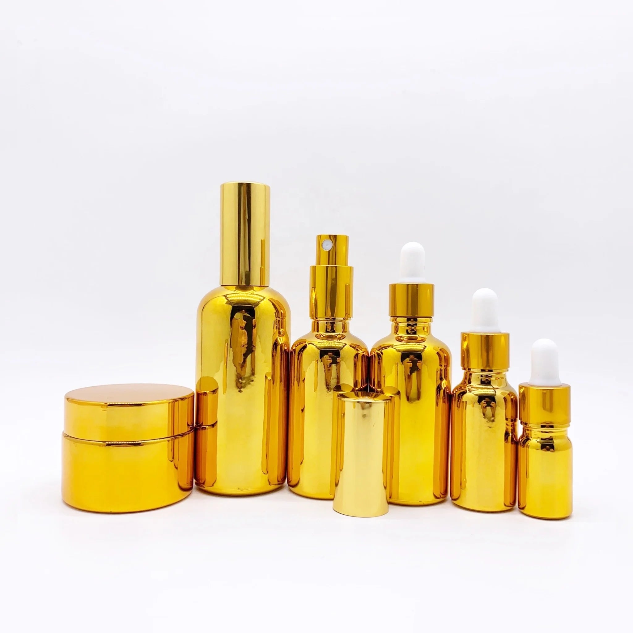 5mL 10mL 15mL 20mL 30mL 50mL 100mL Cylinder Glass Dropper Customized Cosmetic Bottles Reed Diffuser for Face Skin Care Serum
