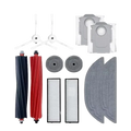 Vacuum Cleaner Accessories Parts Kit  for Roborock S8 Maxv Ultra Double Roller Brush Edge Brush Filter Cloth Non-woven Dust Bag