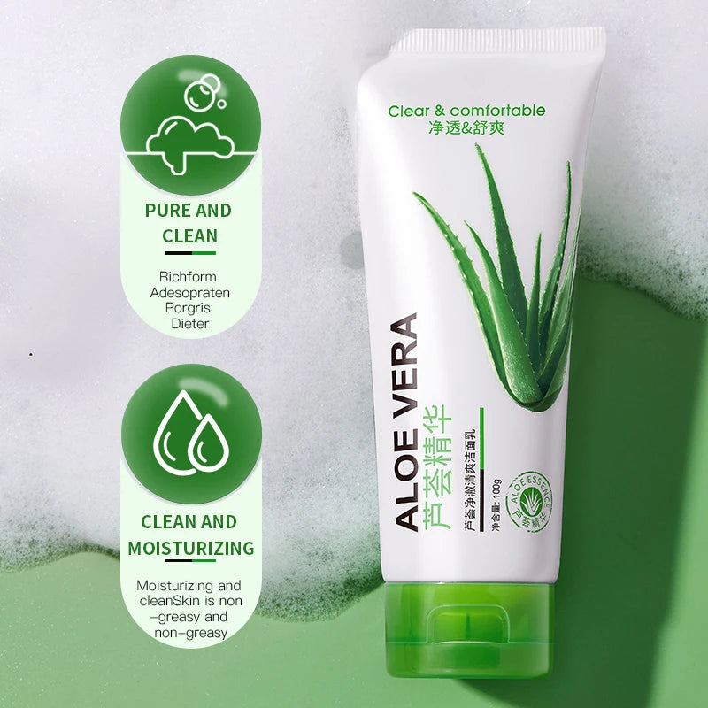 IMAGES OEM ODM Exfoliating Gel Moisturize Aloe Vera Gel Facial Cleanser