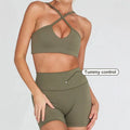 ECO Friendly Athletic Workout  Women Gym Shorts Suit Clothing Recyclable Workout Apparel Fitness Yoga Shorts