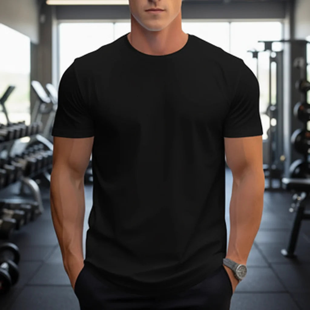 OEM Customized Logo Design summer new fashion casual versatile round neck printed Cross-border short-sleeved T-shirts MegaBDM