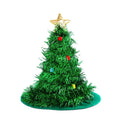 Ready to Ship Christmas Plush Xmas Hat Santa Claus Green Christmas Hats with Led