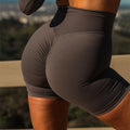 High Waist Women's Sports Shorts Excellent Quality Gym Scrunch Bum Biker Fitness Workout Yoga Clothing Elastic Waist Closure