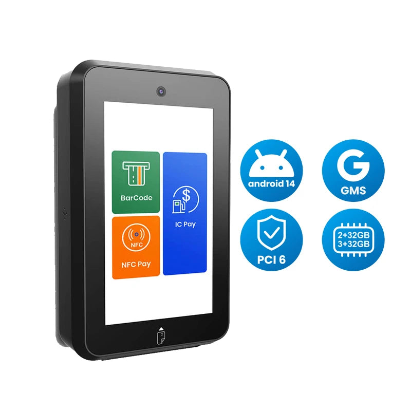 GMS SOFTPOS NFC Reader POS Loyalty Card Payment Terminal for Parking Kiosk CM30