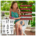 Custom Small Juice Ink Tattoo Sticker Long Lasting Semi Permanent Tattoo