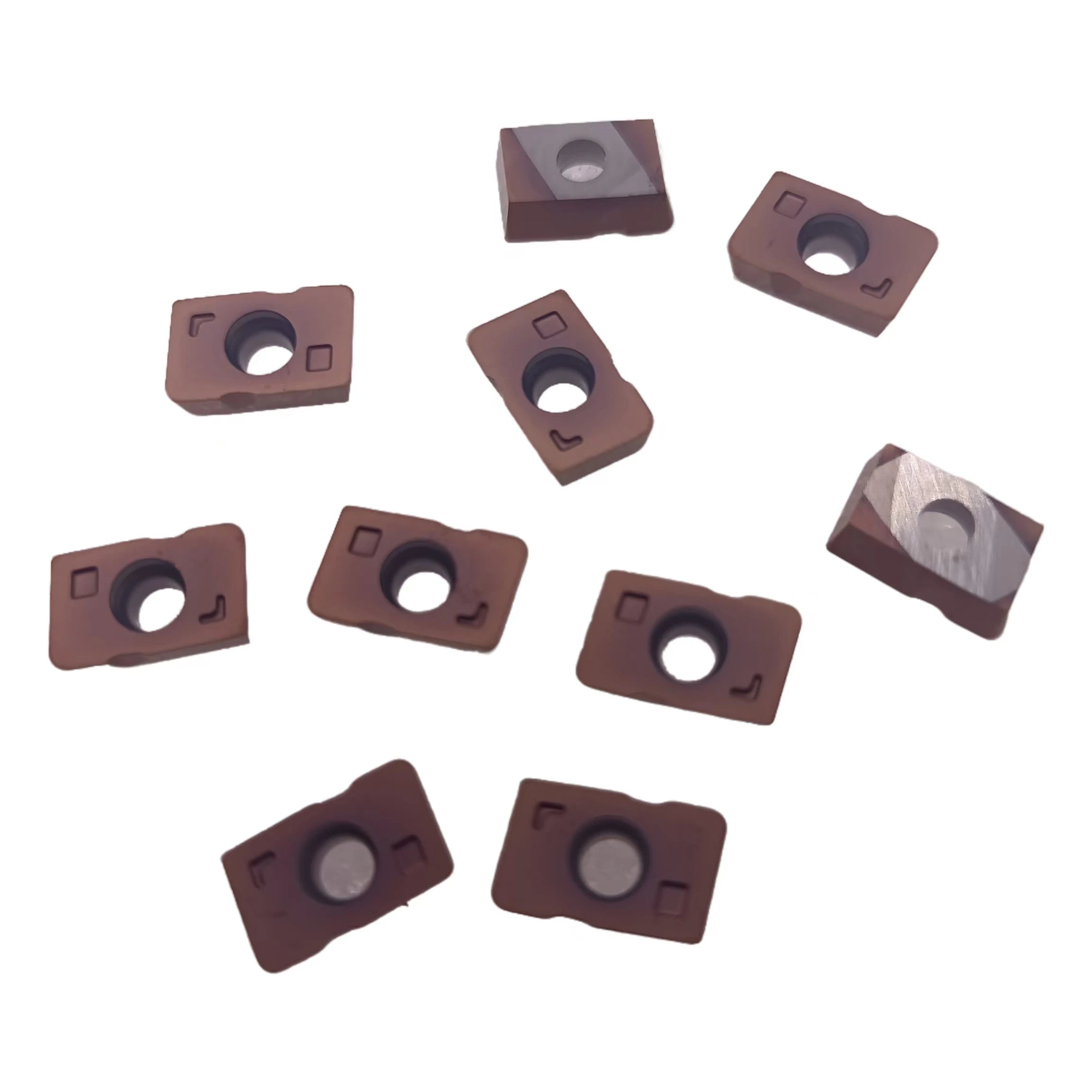 Tungsten Carbide PVD Coated Milling Inserts MPHW060308 for Modular Mill Head with OEM Service