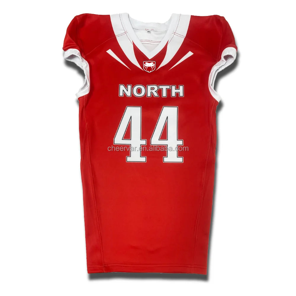 Premium Adult American Football Jerseys Breathable Plus Size Unisex Short Sleeve Anti-Bacterial Quick Dry
