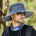 WoZhen Summer Unisex Outdoor Fishing Fisherman Cap Breathable Mesh Hat Sun protection
