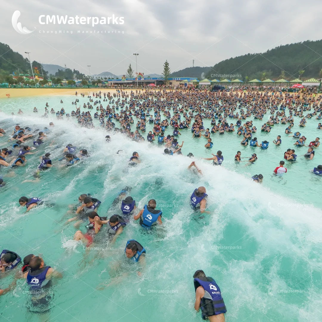 Outdoor Vacuum Wave Pool Wave-Making Machine Swimming Pool Wave Surf Equipment for Commercial Water Park