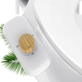Bidet Toilet Seat with Fresh Water Spray and Self-cleaning Double Nozzle Non Electric Bidet Manual Bidet