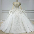 Luxury Modern High Neck Wedding Dresses for Women Jancember Wn075