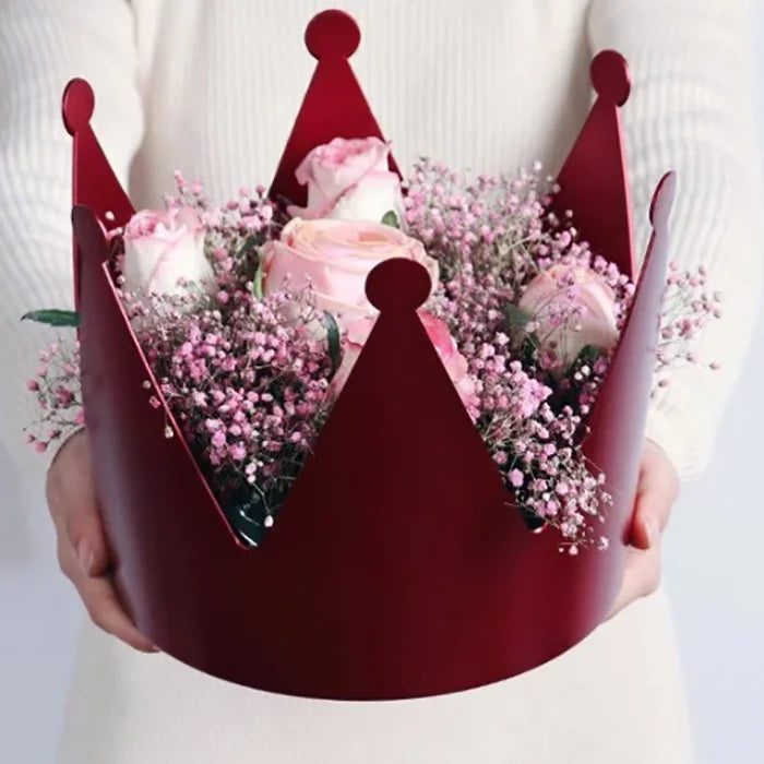 Creative PU Leather Flower Bags Bouquet Flowers Packaging Valentine's Day Rose Day Birthday New Year Party Wedding Gift