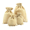 Hot Selling Natural Linen Printed Drawstring Pouch Bag for Shoe Dust Packaging and Linen Textile Uses