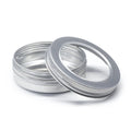 Jar Aluminum Box Gift Box Round Screw Tin Cans Top Lid Aluminum with Aluminum Mini Tea Metal Packing Cans 4oz 8 Oz 16 Oz