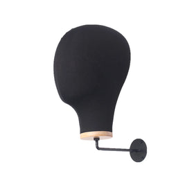 Fabric Covered Hats Display Holder Wigs Display Rack Fashion Wall Mounted Display Head Mannequinwomann Women Stand High Grade